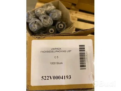 Packsedlar i formaten C5 samt C4 + 9 st rullar av inslagningsplast i svart ca 115 mm